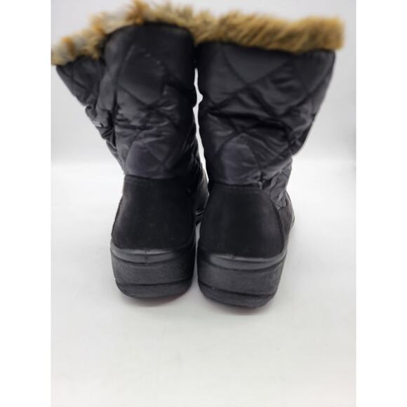 Ara Maeko Gore-Tex Snow Winter Boots Front Zipper Suede Quilted Black UK5 US 7.5 - Picture 3 of 10
